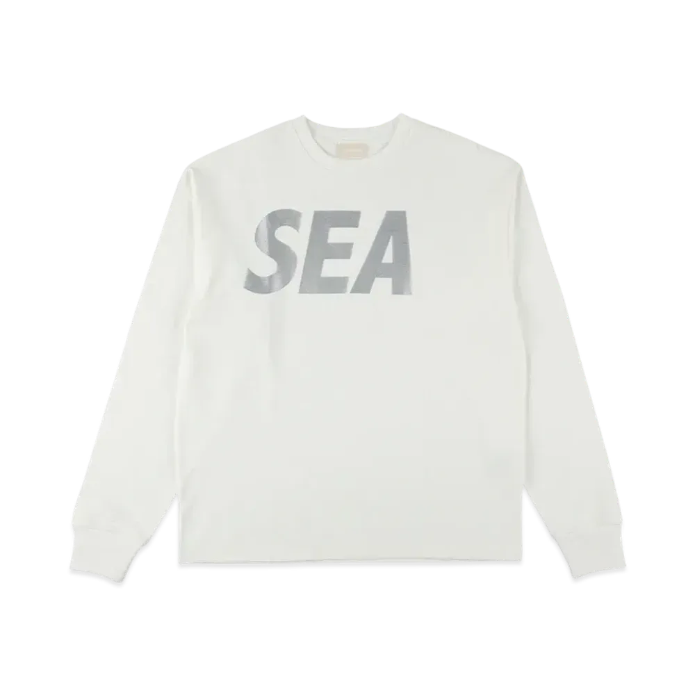 WIND AND SEA Sea Long Sleeve Tee "White"