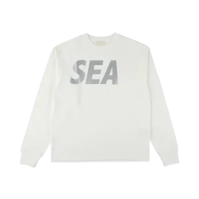 WIND AND SEA Sea Long Sleeve Tee "White"