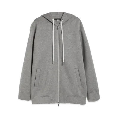 Max Mara Chileno Scuba Jersey Hoodie "Medium Gray"