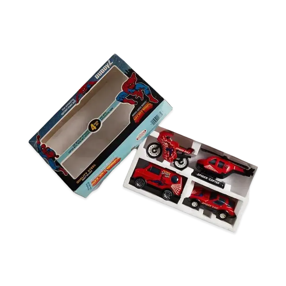 Kith Secret Wars Amazing Spider-Man 4 Vehicle Set "Multi"