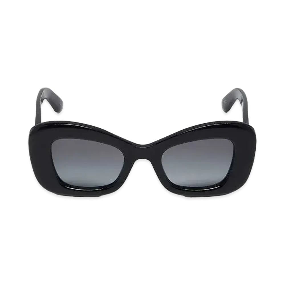 Alexander McQUEEN Bold Cat Eye Sunglasses "Black"