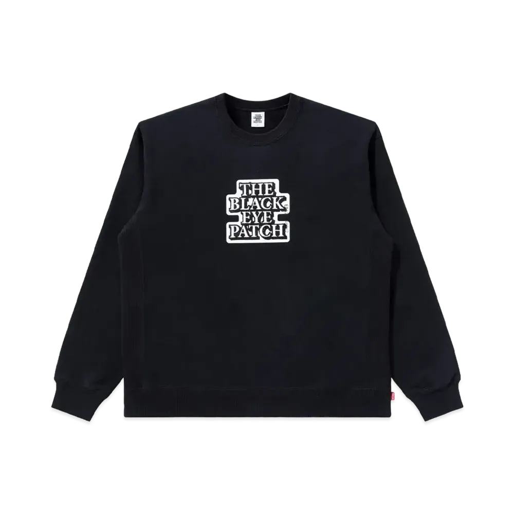 BlackEyePatch OG Label Crew Sweat "Black"