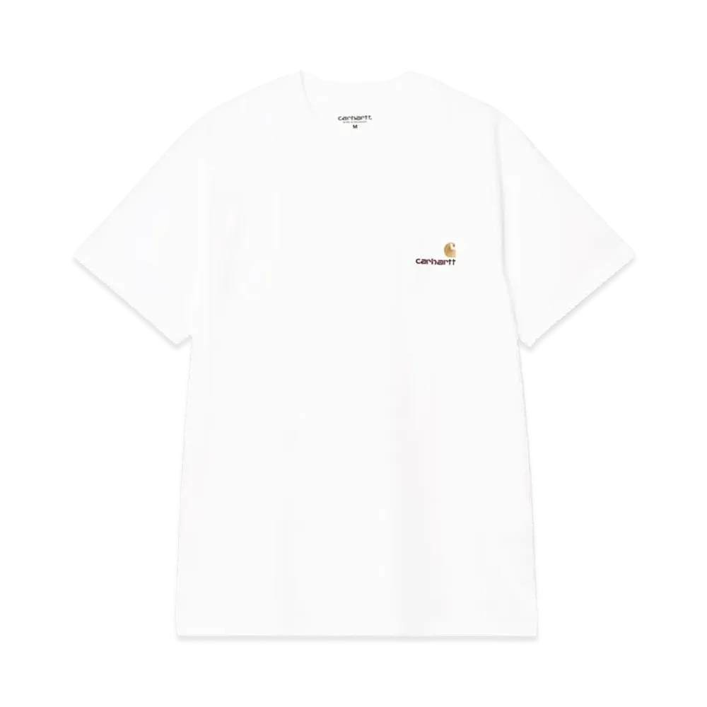 Carhartt WIP S/S American Script T-Shirt "White"