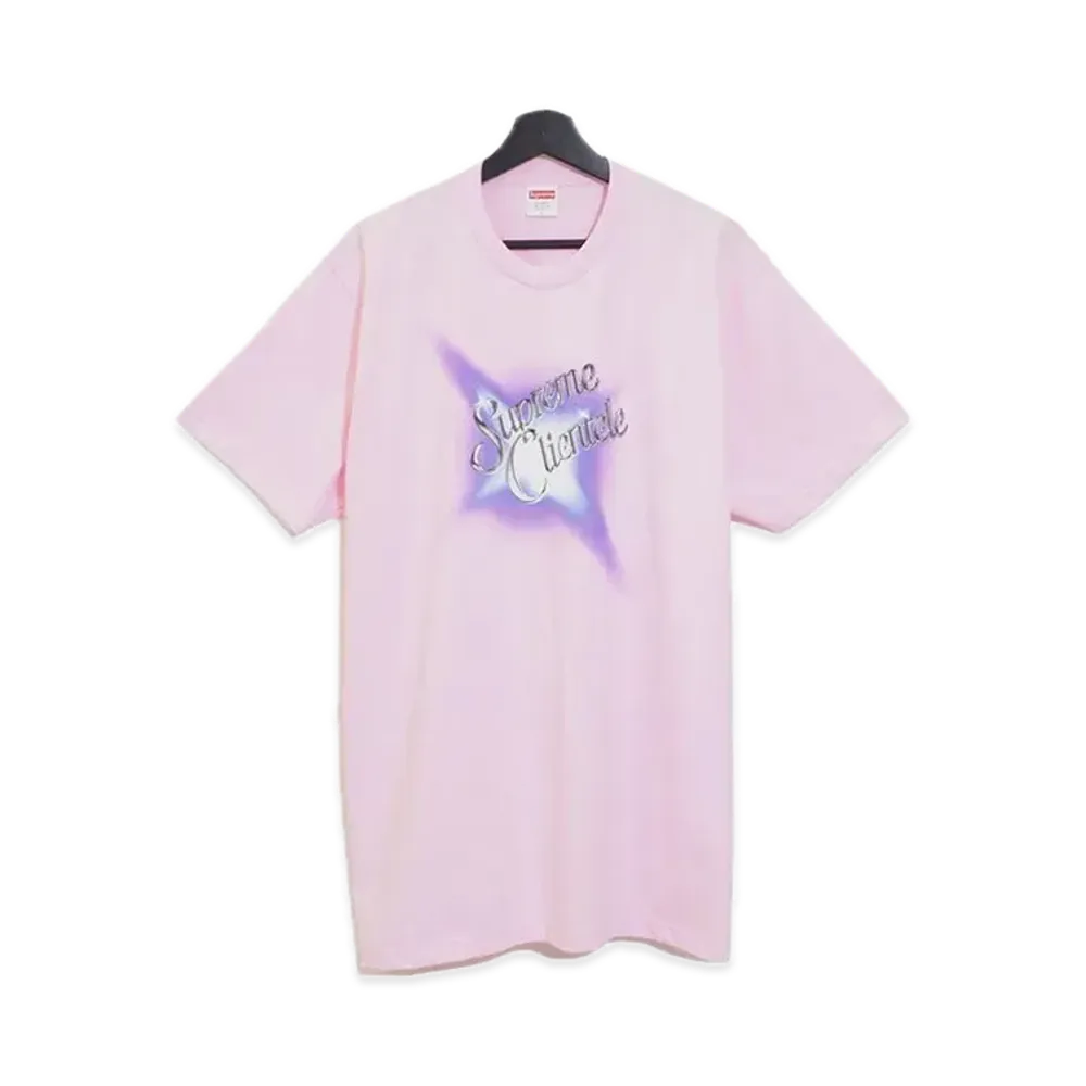 シュプリーム クライアンテル Tシャツ "ピンク"