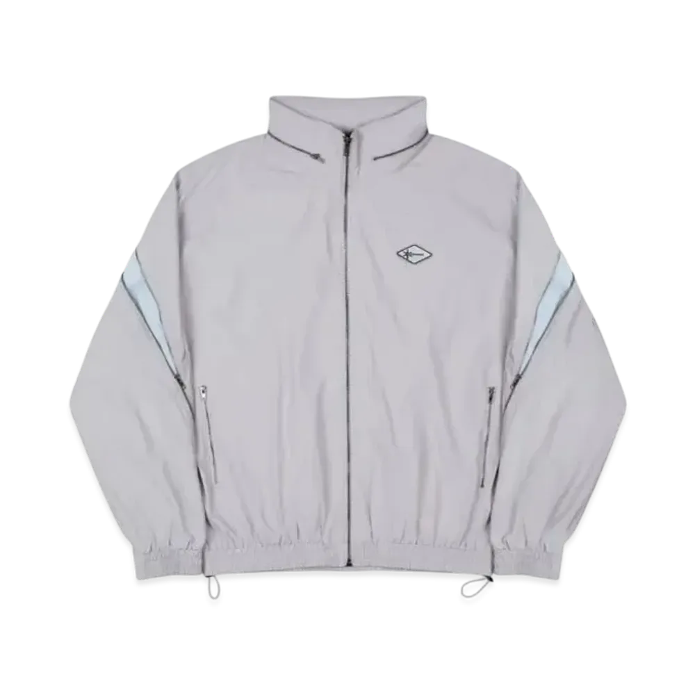 Unknown London Zip Off Panel Details Zip Hood Jacket "Light Grey"