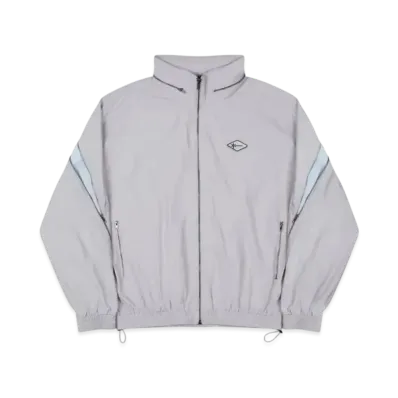 Unknown London Zip Off Panel Details Zip Hood Jacket "Light Grey"
