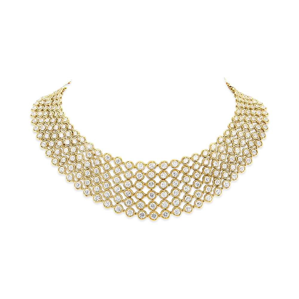Van Cleef & Arpels Palmyre necklace "18K Yellow gold/Diamond"