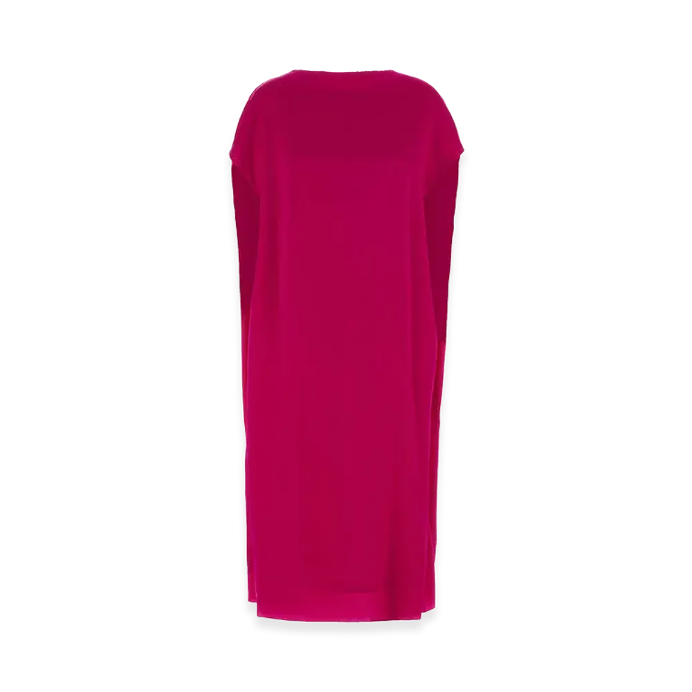 DRIES VAN NOTEN Women's Satin Diria Dress "Fuchsia"