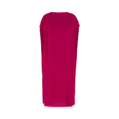 DRIES VAN NOTEN Women's Satin Diria Dress "Fuchsia"