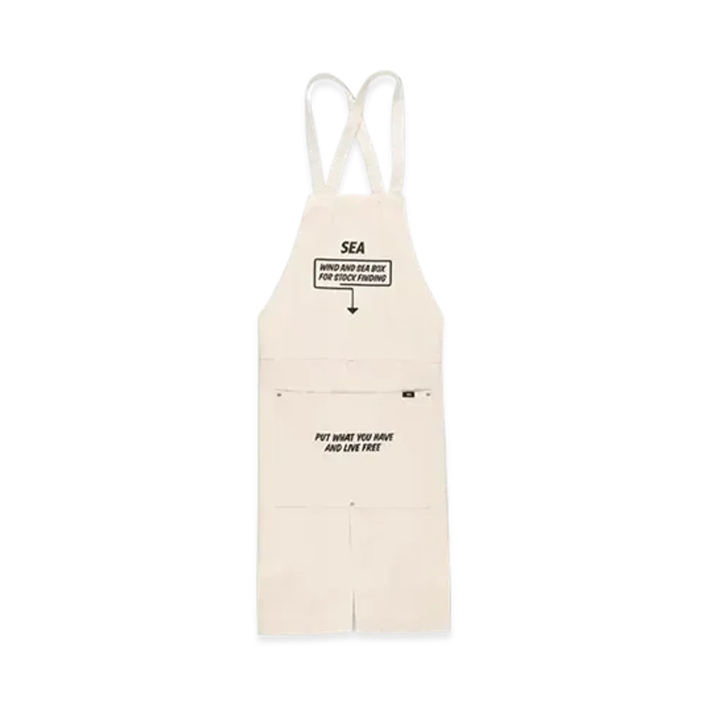 WIND AND SEA ARCVBX Canvas Apron "Ivory"