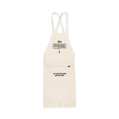 WIND AND SEA ARCVBX Canvas Apron "Ivory"
