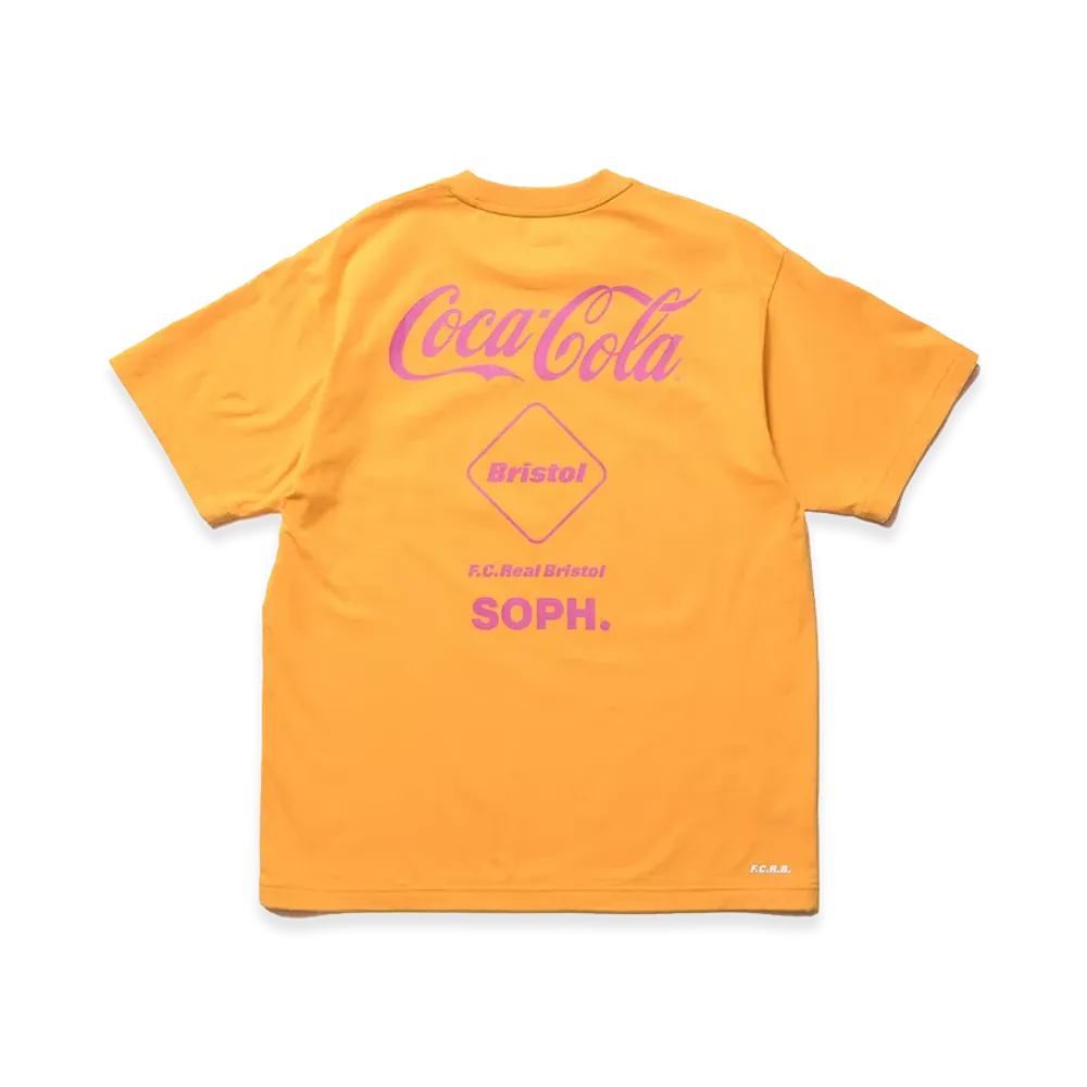 F.C.Real Bristol x Coca-Cola Listed Logos Tee "Orange"