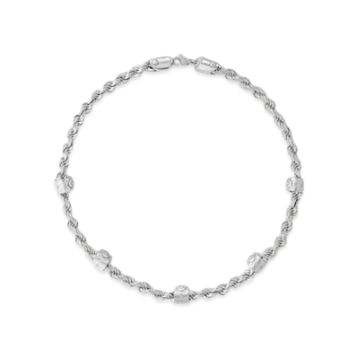 Louis Vuitton LV Rope Necklace "Silver"
