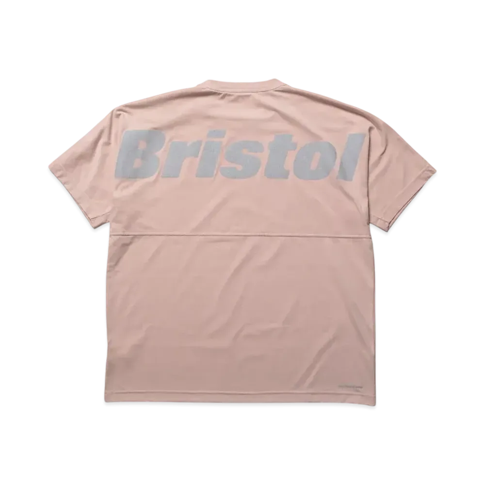 F.C.Real Bristol Big Logo S/S Baggy Tee "Pink"
