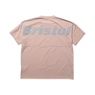F.C.Real Bristol Big Logo S/S Baggy Tee "Pink"