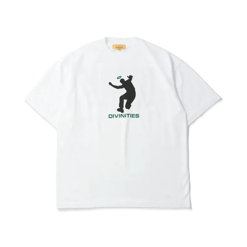 UNION x DIVINITIES Frontman Logo Tee "White"