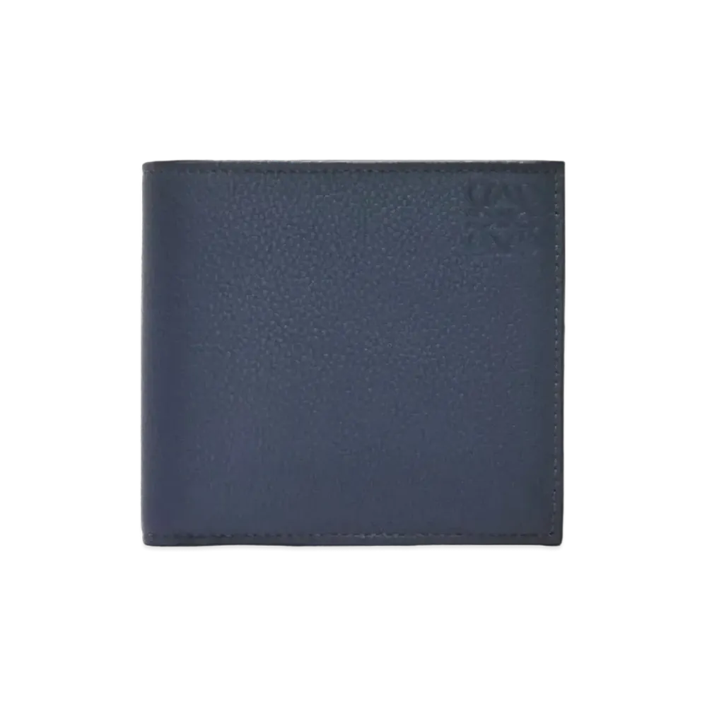 LOEWE Bayfold Coin Wallet Soft Grain Calf "Deep Navy"