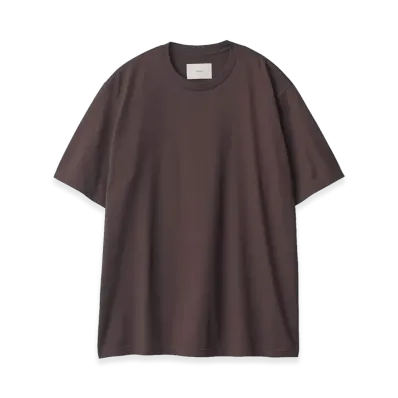 ssstein Suvin Cotton Basic Tee "Brown"