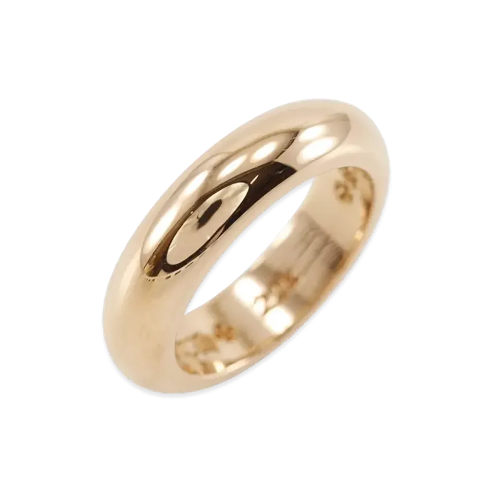 Chrome Hearts Wedding Band Round 6mm "Gold"