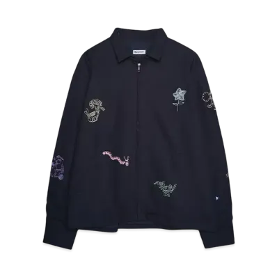 Reception RYO CLUB MERINO JACKET "DARK NAVY"