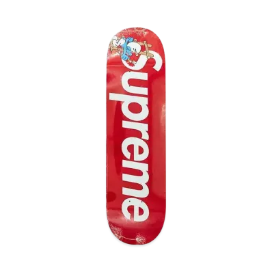 Supreme x Smurfs Skateboard "Red"