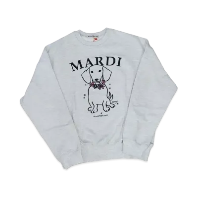 Mardi Mercredi Sweatshirt Swing The Tail Ddanji Flower Necklace "Oatmeal Pink"