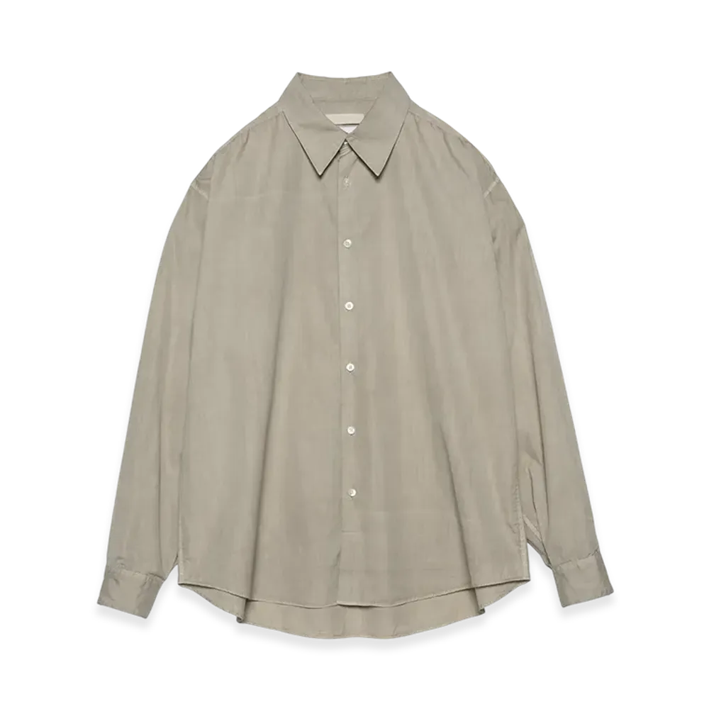 Graphpaper x YOKE Pigment Dyed Regular Shirt "Grege"