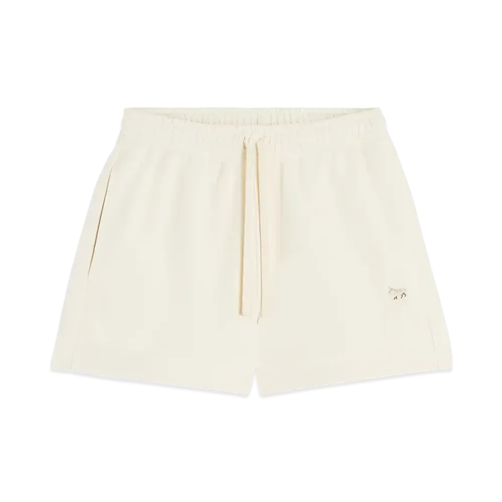 Maison Kitsune Baby Fox Patch Regular Jog Shorts "Marble"