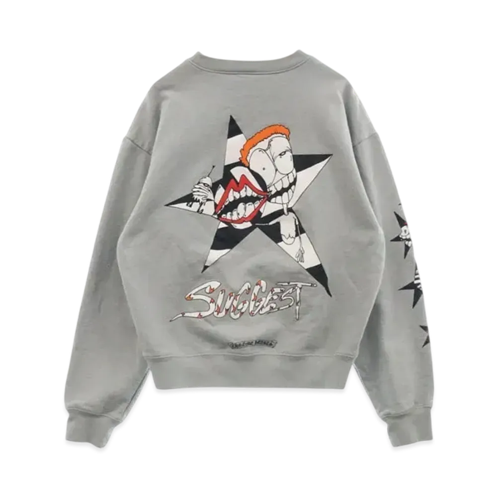 Chrome Hearts Matty Boy Suggest Crew Sweat "Grey"