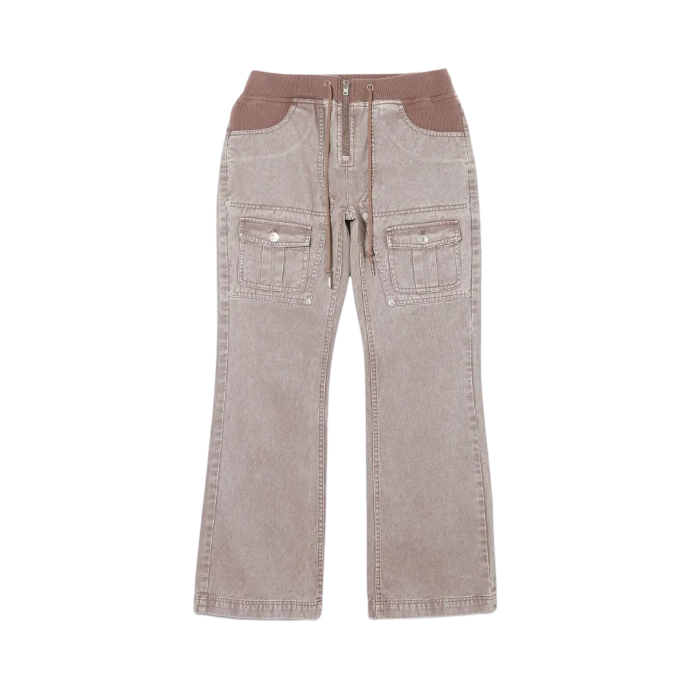 X-Girl Low Rise Flare Easy Pants "Brown"