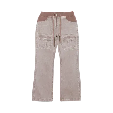X-Girl Low Rise Flare Easy Pants "Brown"