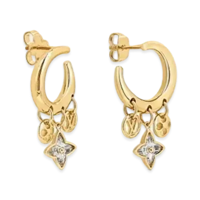 Louis Vuitton My Blooming Earrings "Gold"