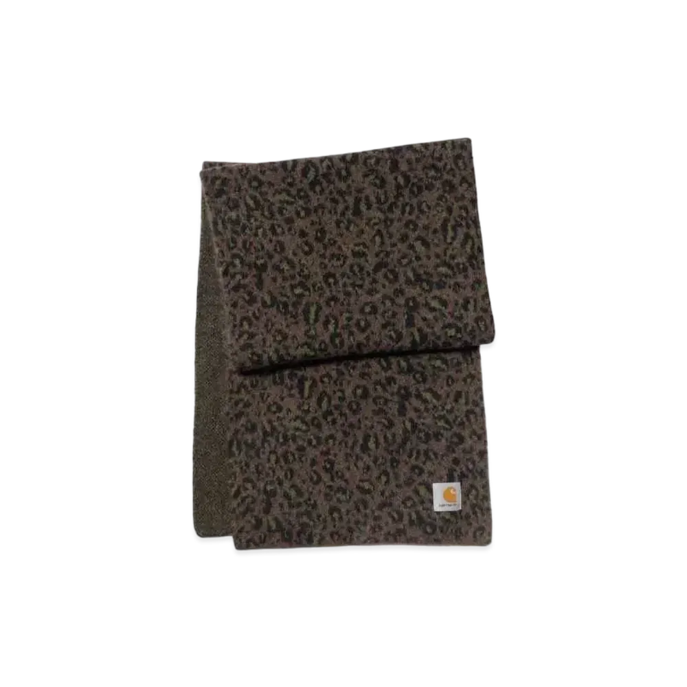 Carhartt WIP Palmer Scarf "Camo Leo Jacquard/Tamarind"