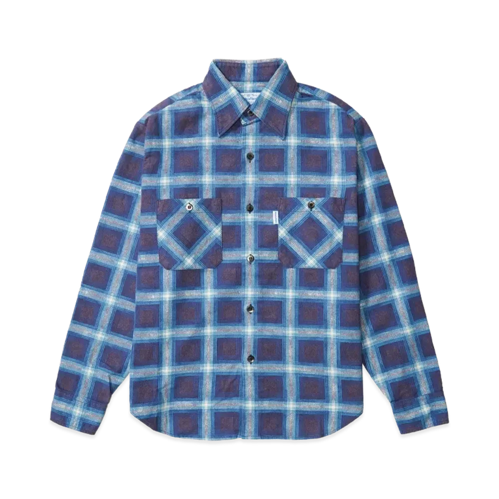 SubCulture Cotton Check Shirt "Blue Check"
