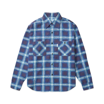 SubCulture Cotton Check Shirt "Blue Check"