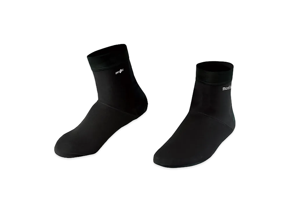 mont-bell Dry-Tec Storm Socks "Black"