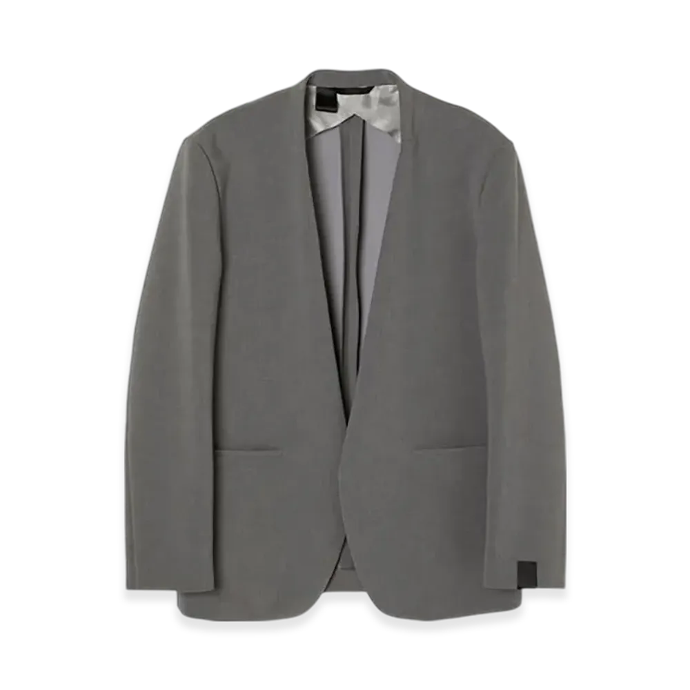 N.HOOLYWOOD Collarless Jacket "Gray"