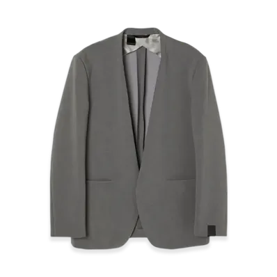 N.HOOLYWOOD Collarless Jacket "Gray"