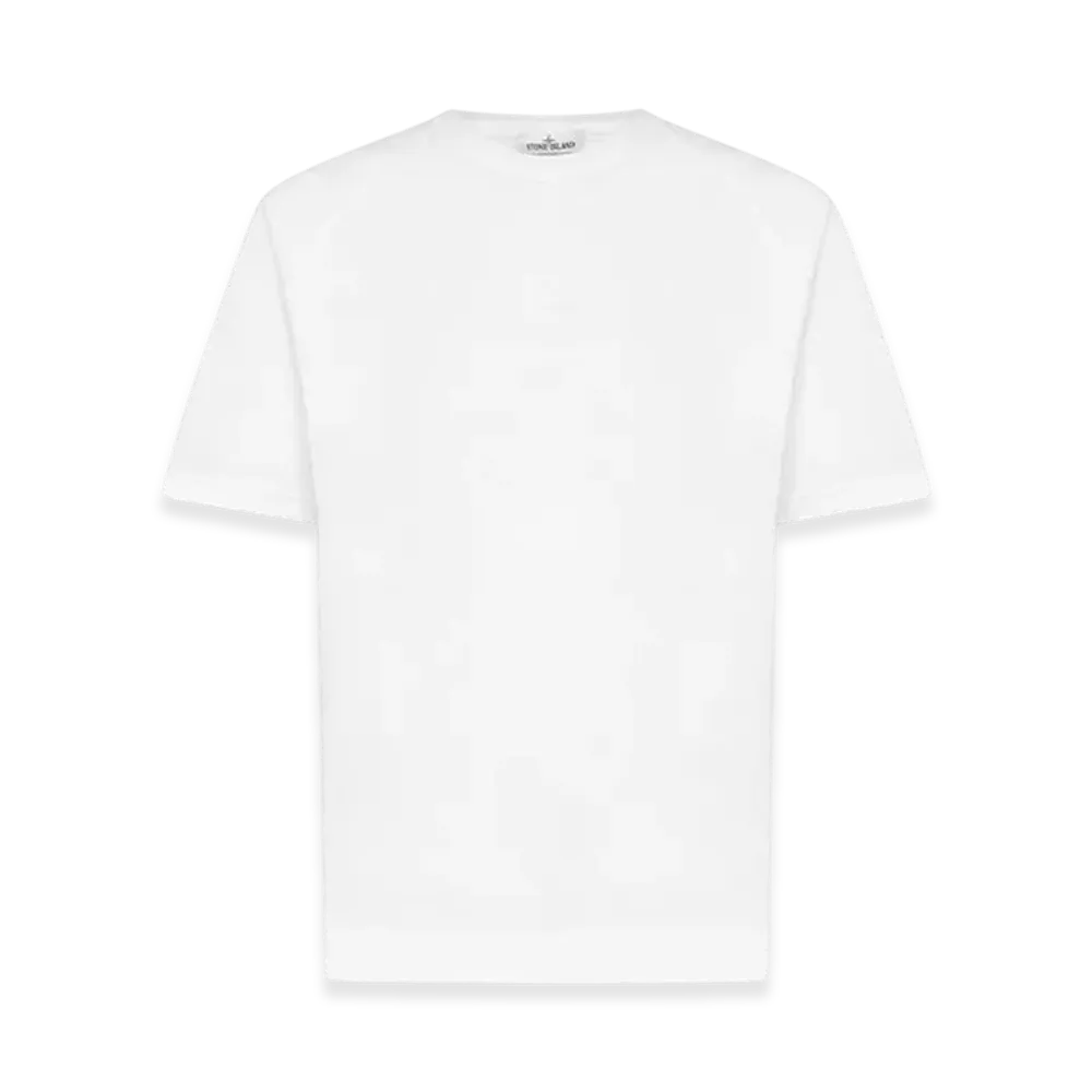 Stone Island 214Q3 Garment Dyed Cotton Jersey Short Sleeve T-Shirt - 22SS "White"