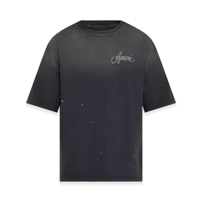 AMIRI Stretch Cotton Tee "Dark Grey"