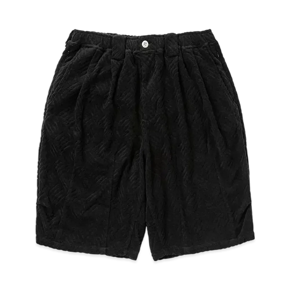 TIGHTBOOTH Checker Plate Big Shorts "Black"