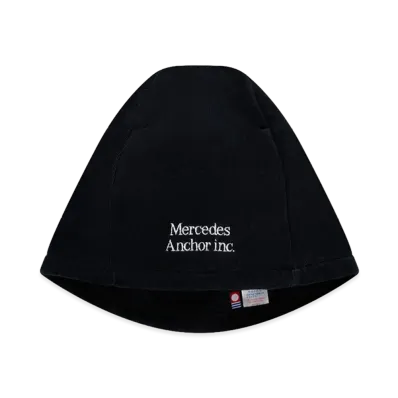 Mercedes Anchor inc. Shirred Fabric Sauna Hat "Black"