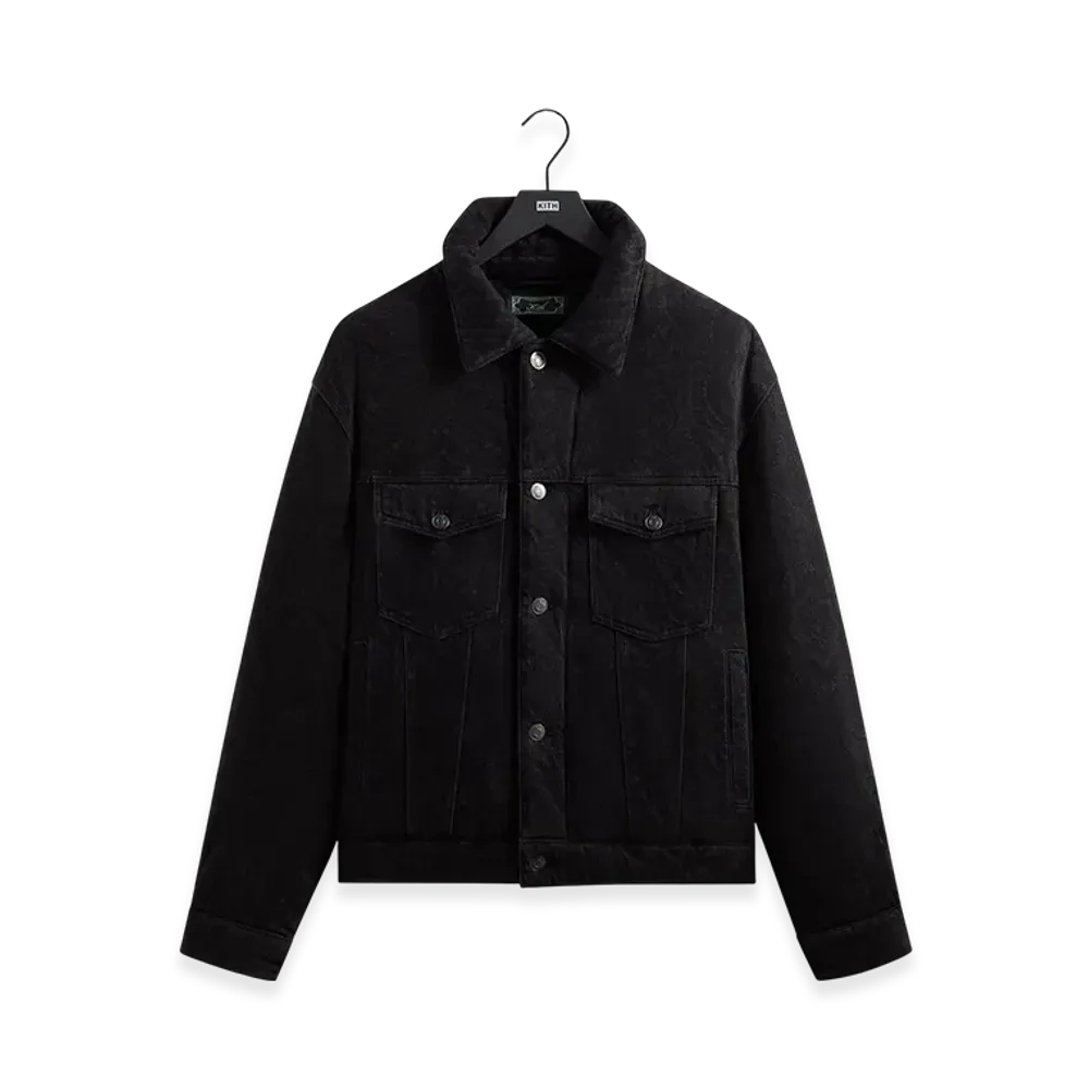 Kith Puffed Jase Denim Jacket "Black"