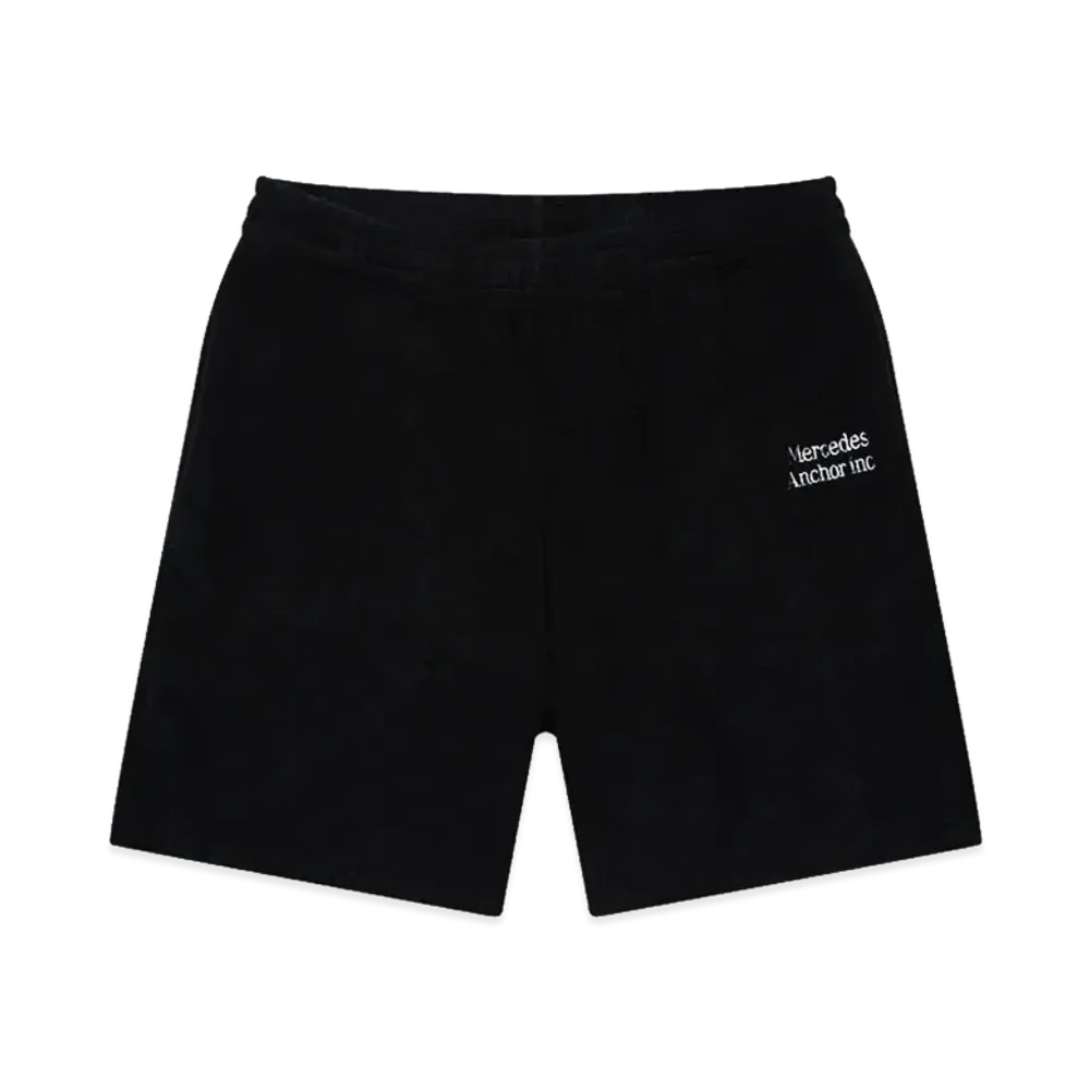 Mercedes Anchor inc. Logo Pile Shorts "Black"