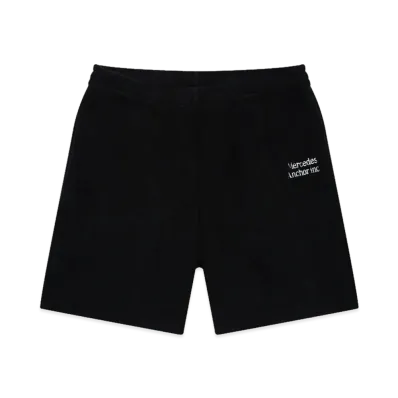 Mercedes Anchor inc. Logo Pile Shorts "Black"