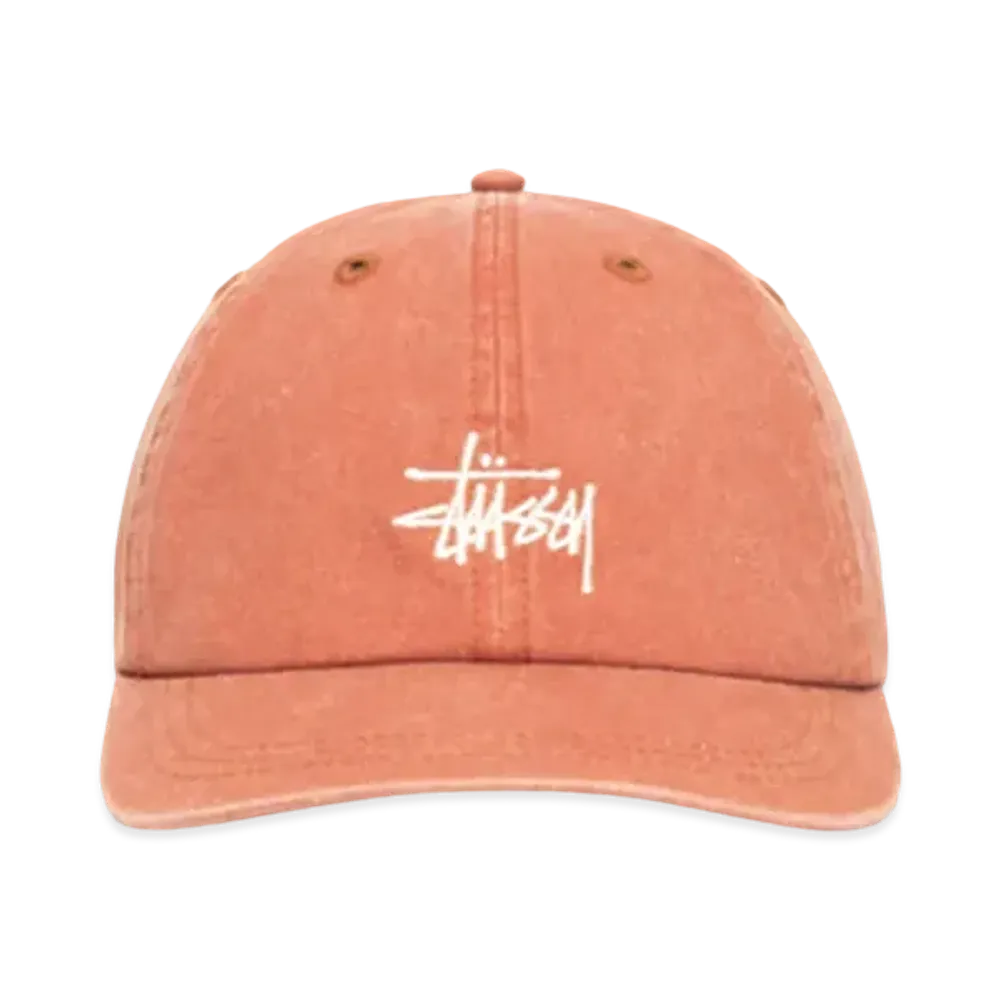 Stussy Low Profile Basic Washed Strapback "Yam"