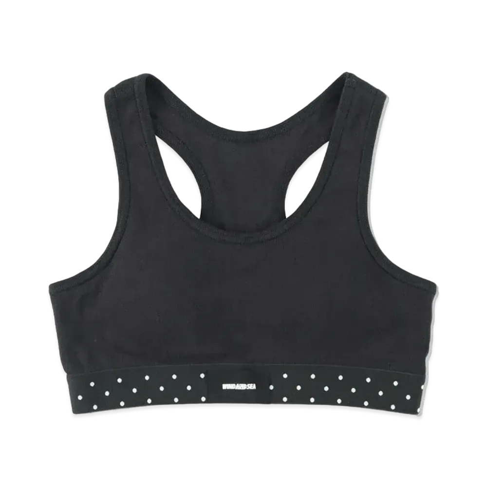 WIND AND SEA SDT (Dot) Bra Top "Black"