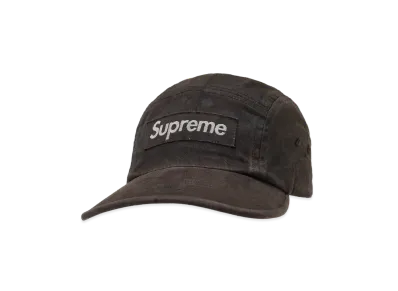 Supreme Overdyed Camo Camp Cap "Black"