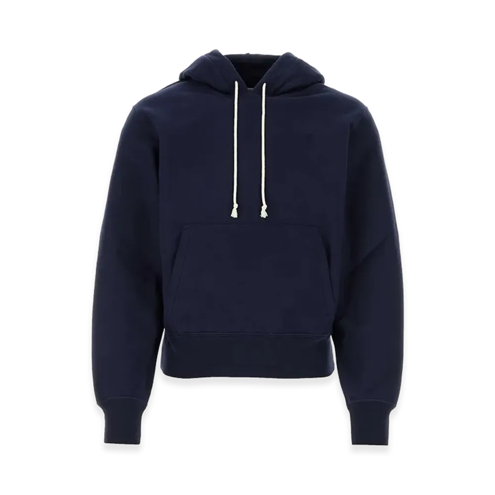 Saint Laurent Midnight Blu Cotton Sweatshirt "Blue"