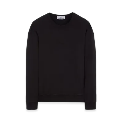 Stone Island 62951 Cotton Fleece Garment dyed Crewneck Sweatshirt - 23SS "Black"